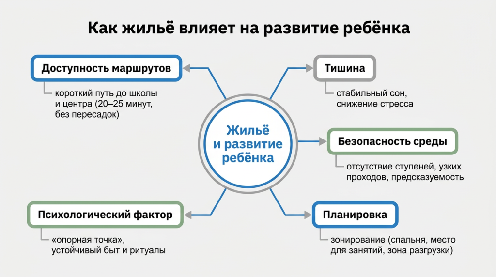 Как жилье влияет на развитие ребенка